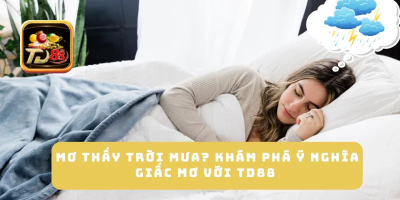 Mơ Thấy Trời Mưa? Khám Phá Ý Nghĩa Giấc Mơ Với TD88